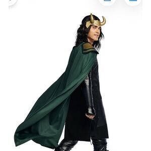 Loki Costume Accessory Set for Adults - Costume Set Cape and Headgear